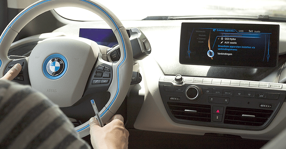 BMW i3 dashboard